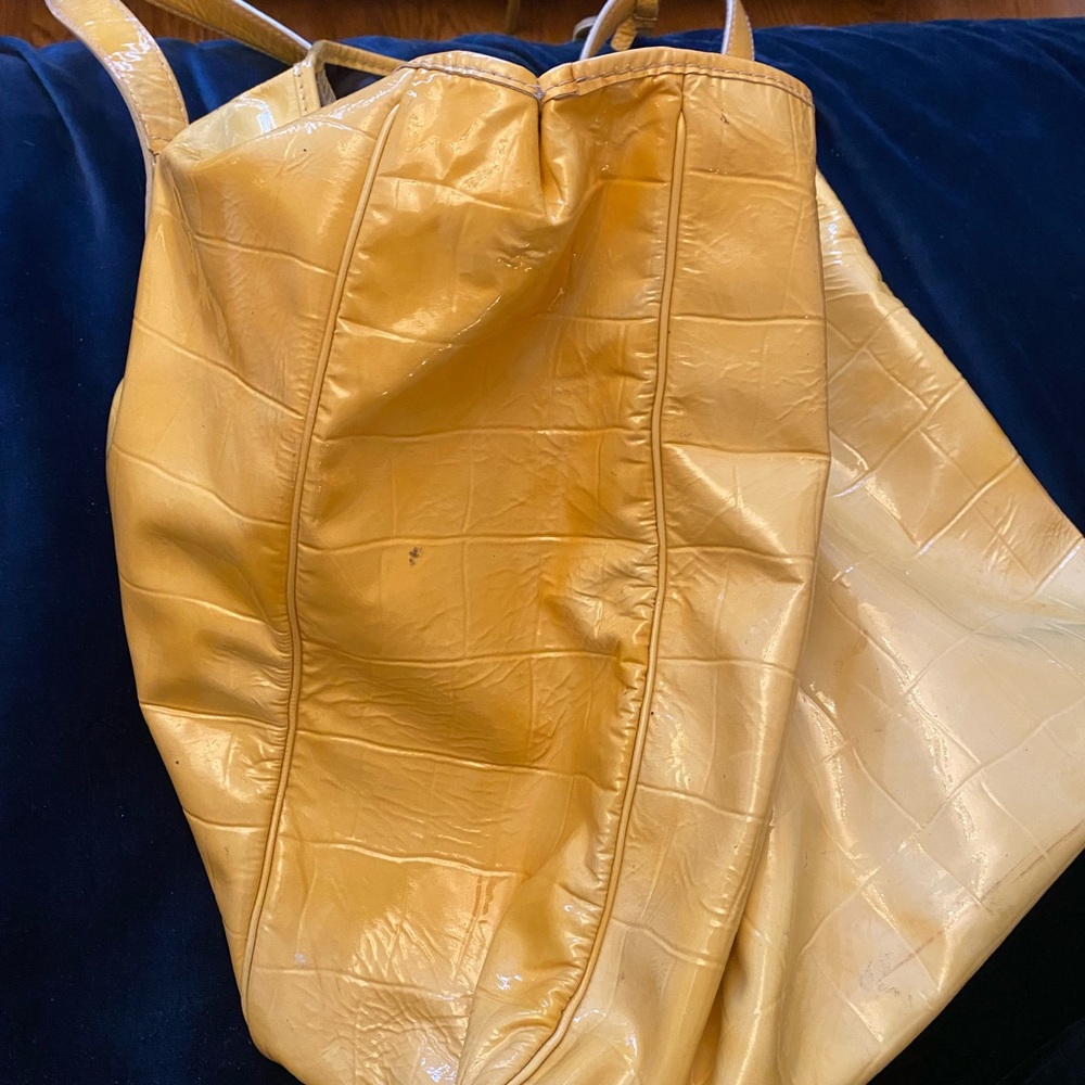 YSL vintage cream patent leather - good condition with yellowish discoloration - Picture 5 of 8